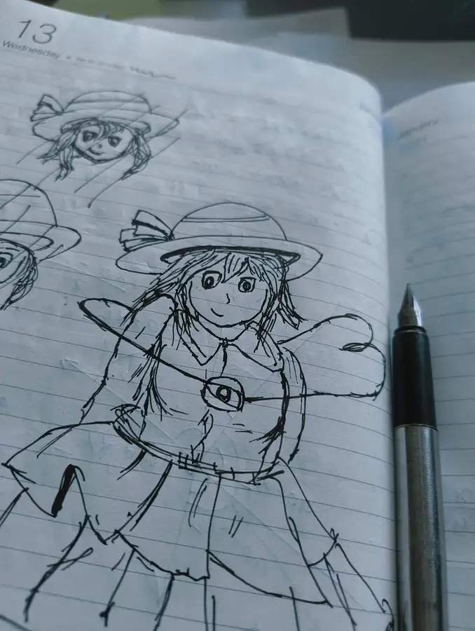 guys biry and me tried to draww koishi in 20 mins